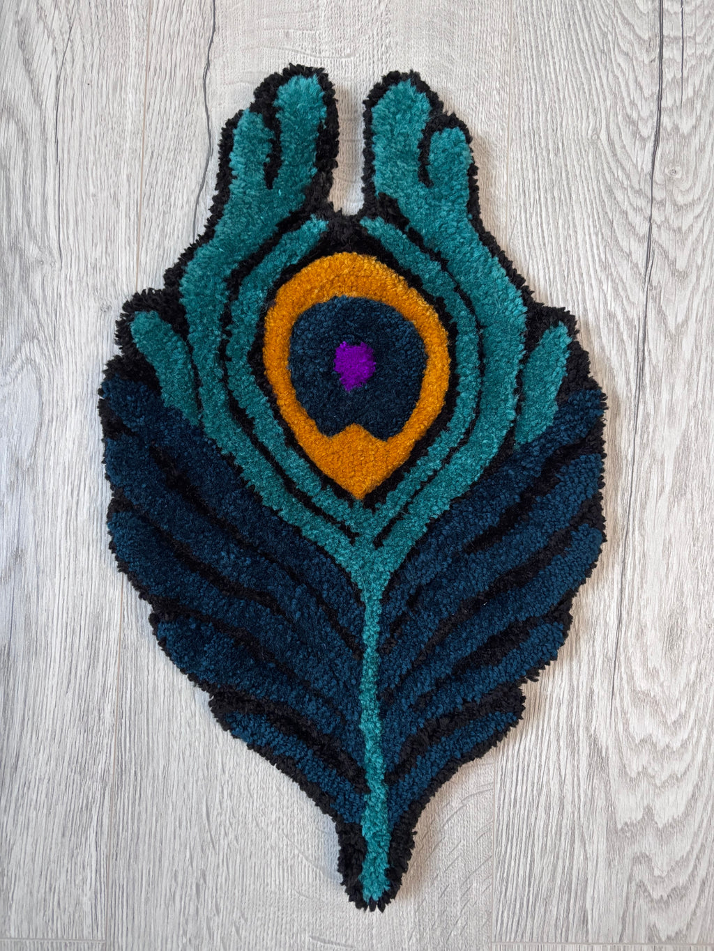 Suspension murale Plume de paon 🦚