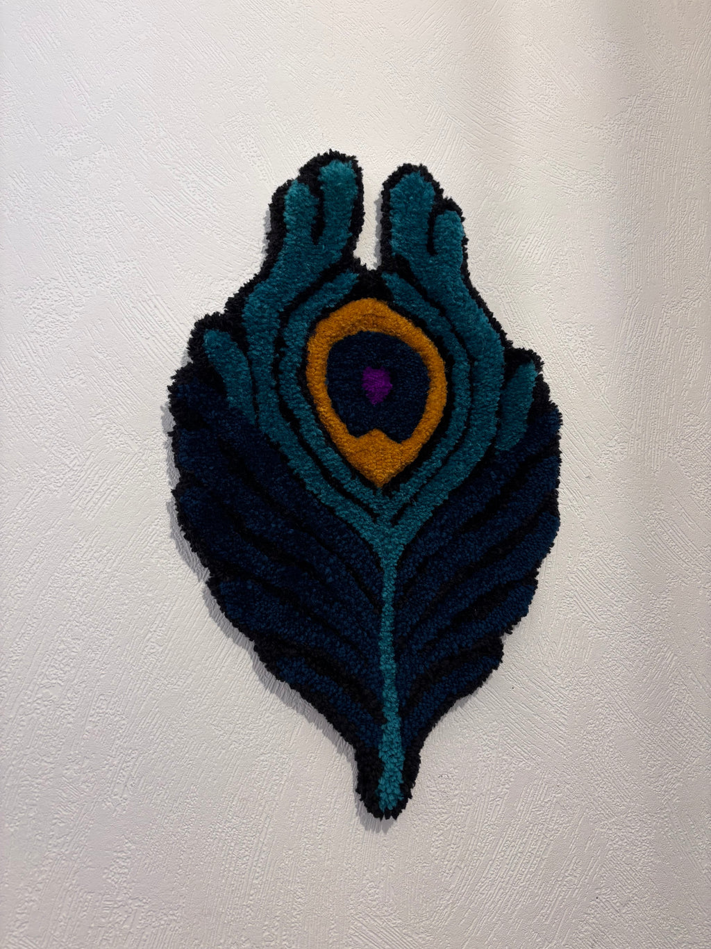 Suspension murale Plume de paon 🦚