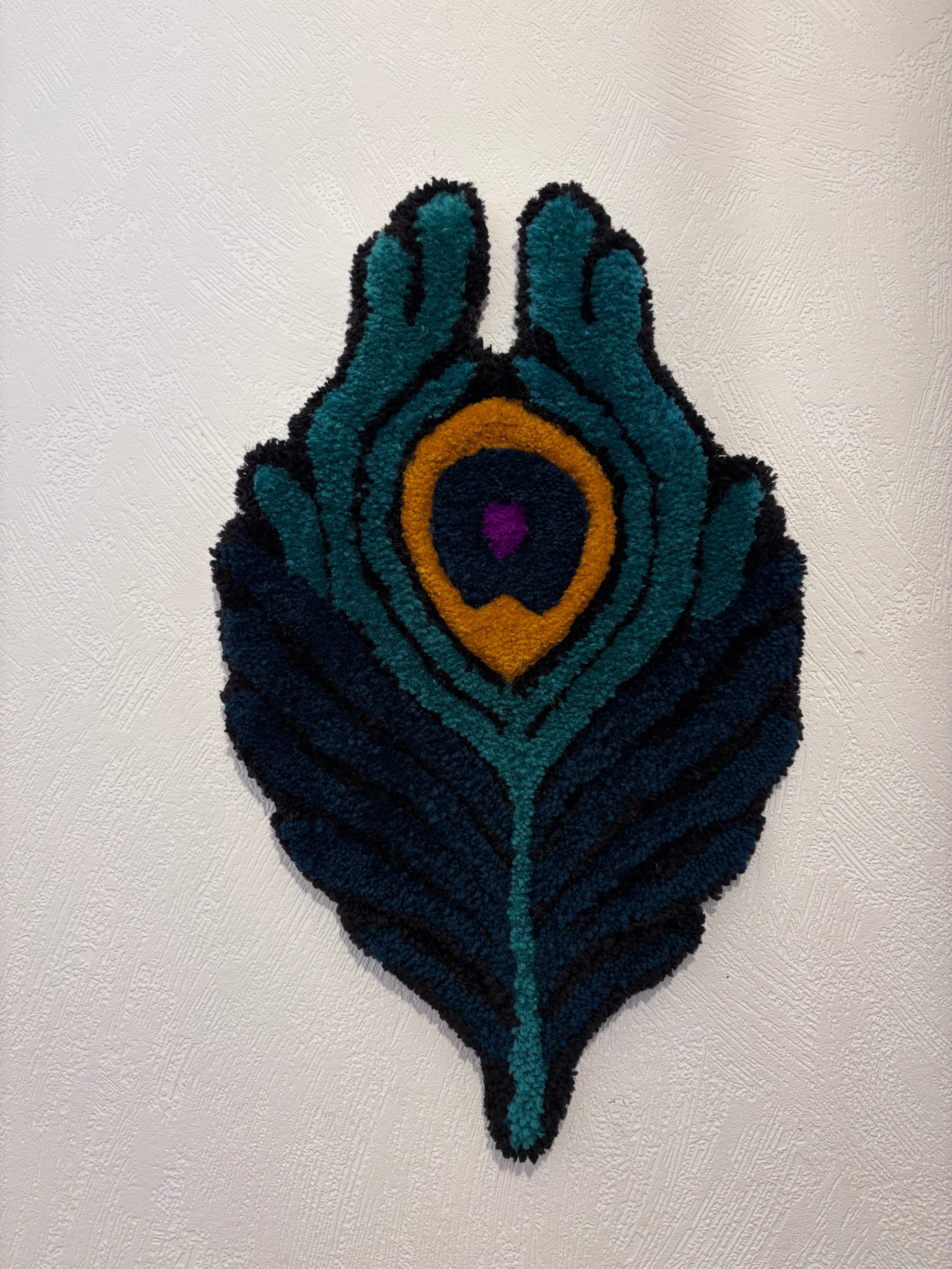 Suspension murale Plume de paon 🦚