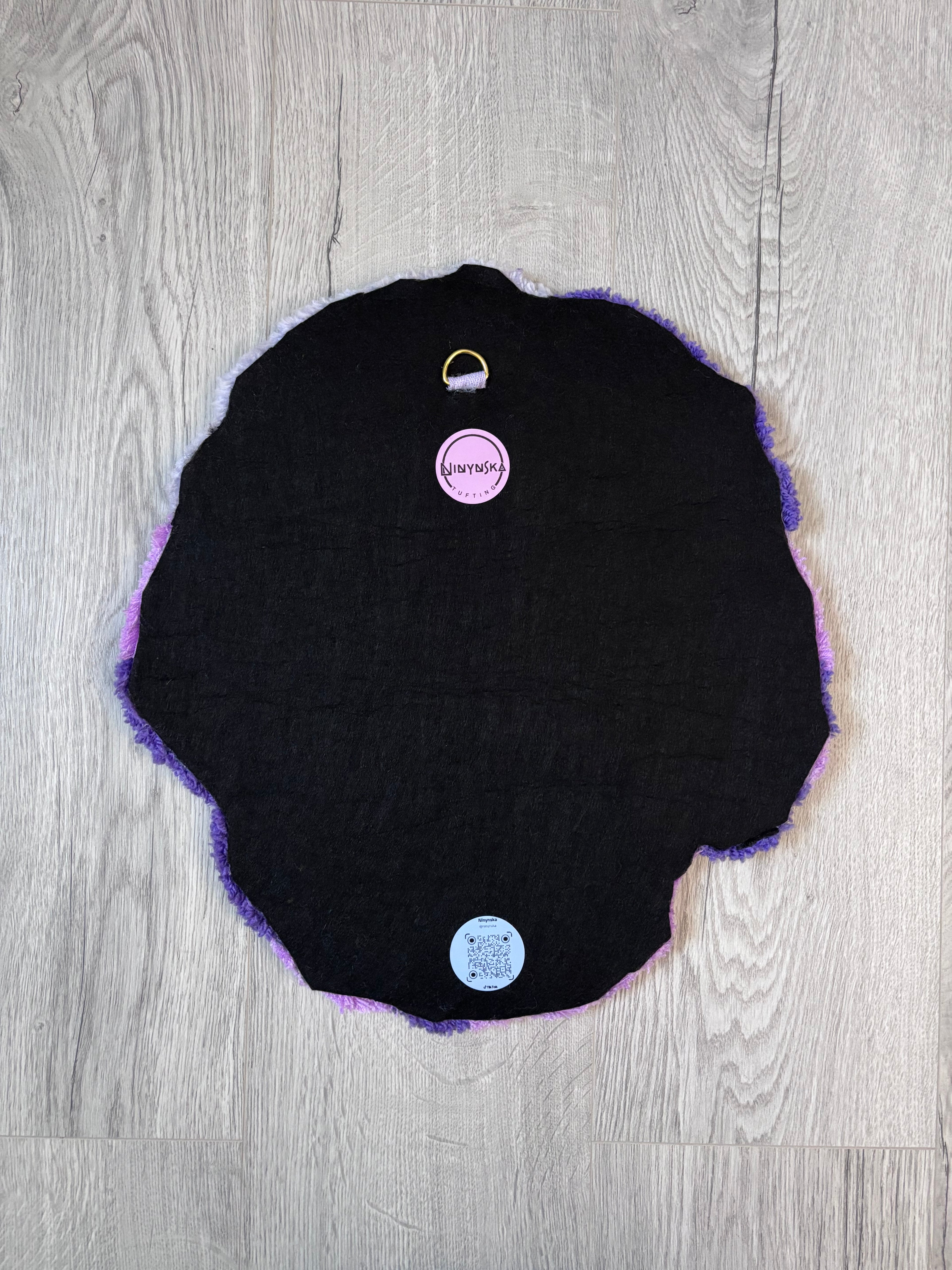 Grande suspension murale - Pensée violette