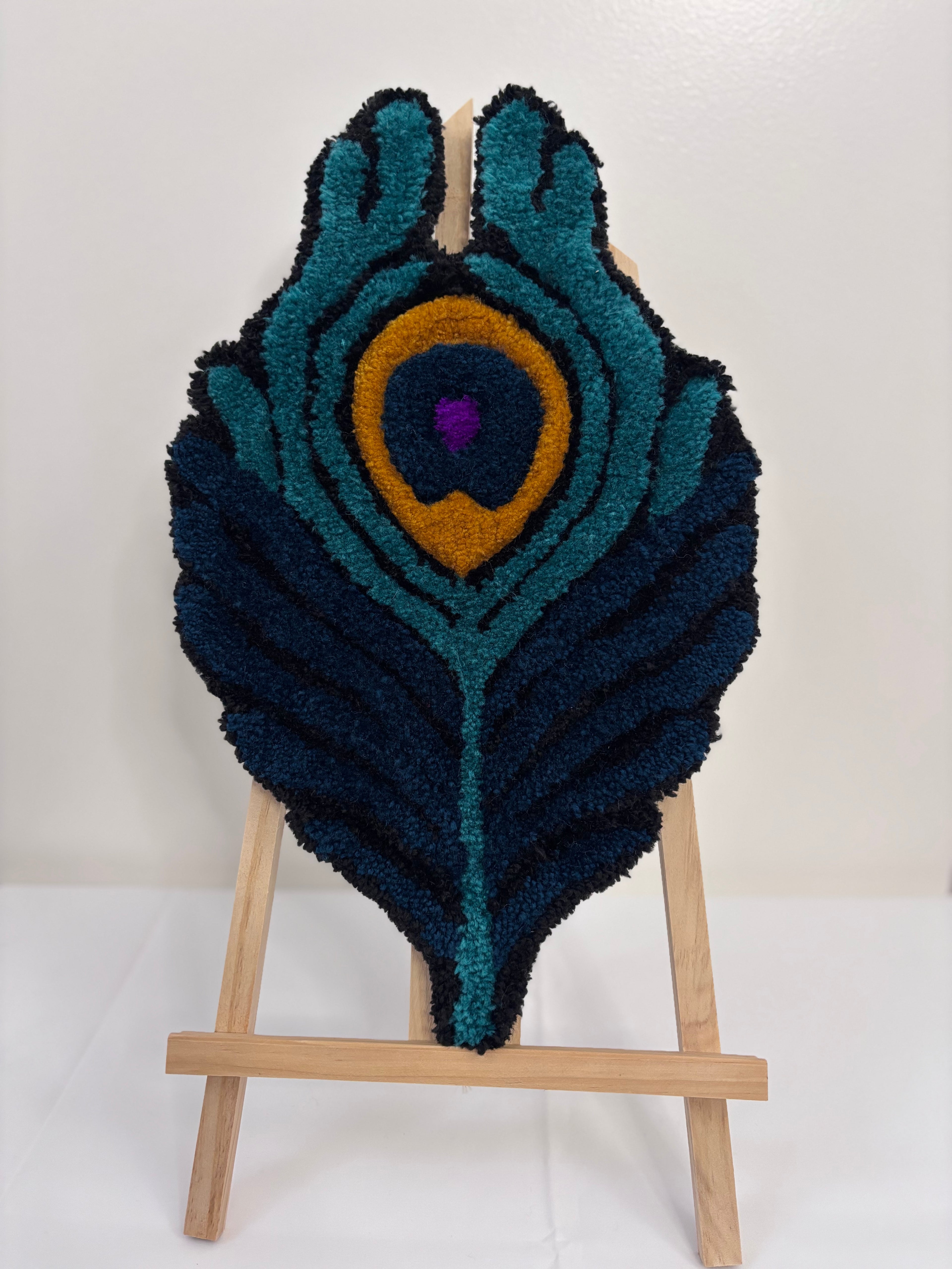 Suspension murale Plume de paon 🦚