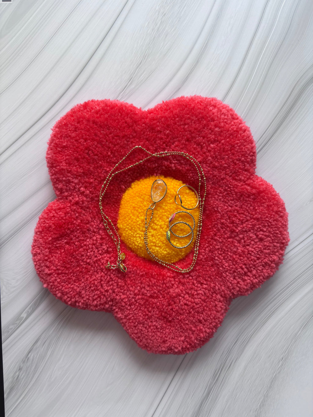 Fleur rose vif