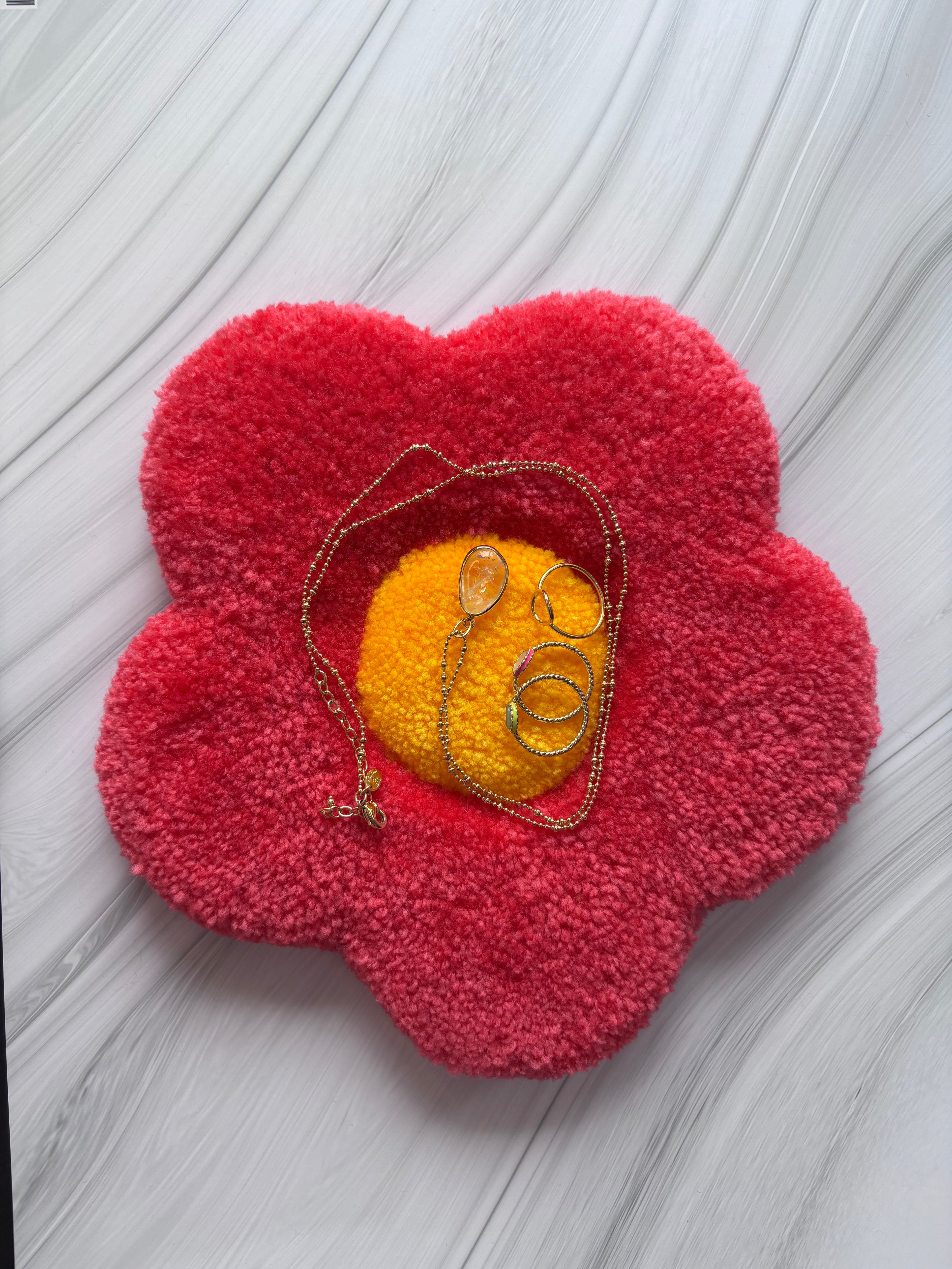 Fleur rose vif