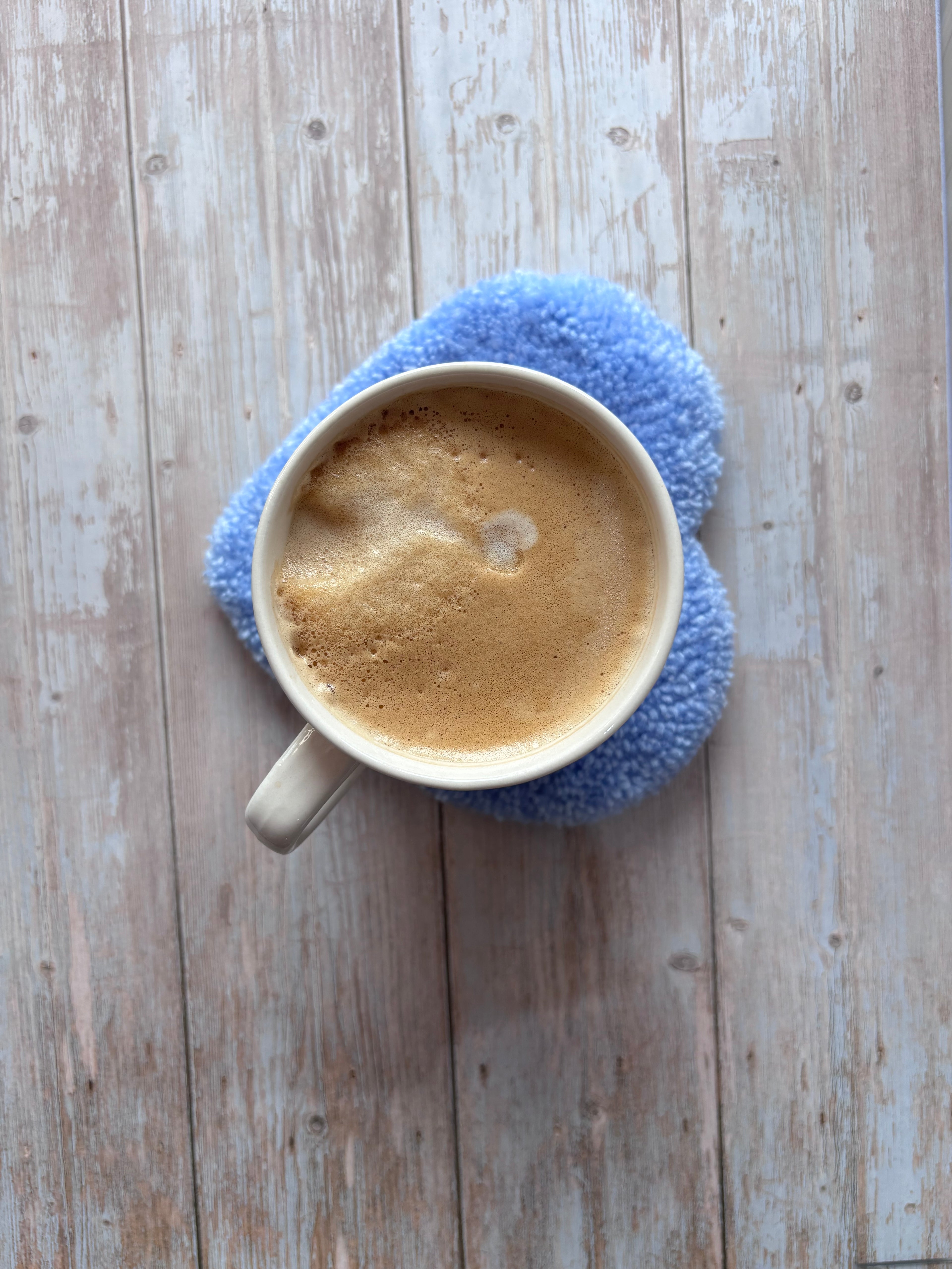 Cœur bleu ciel