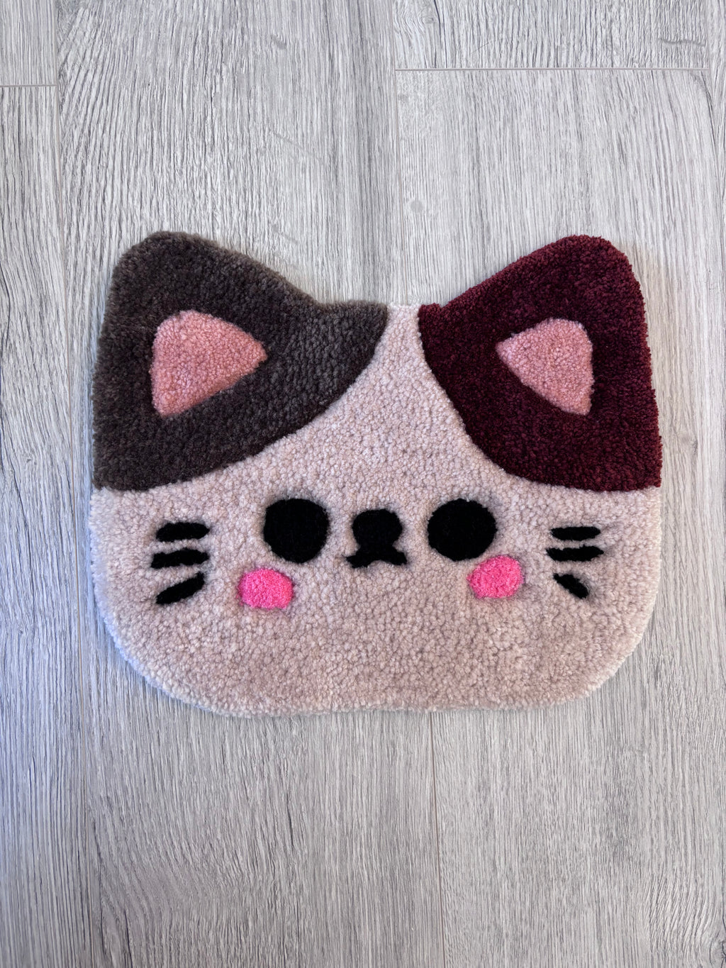 Chat 3 couleurs kawaii